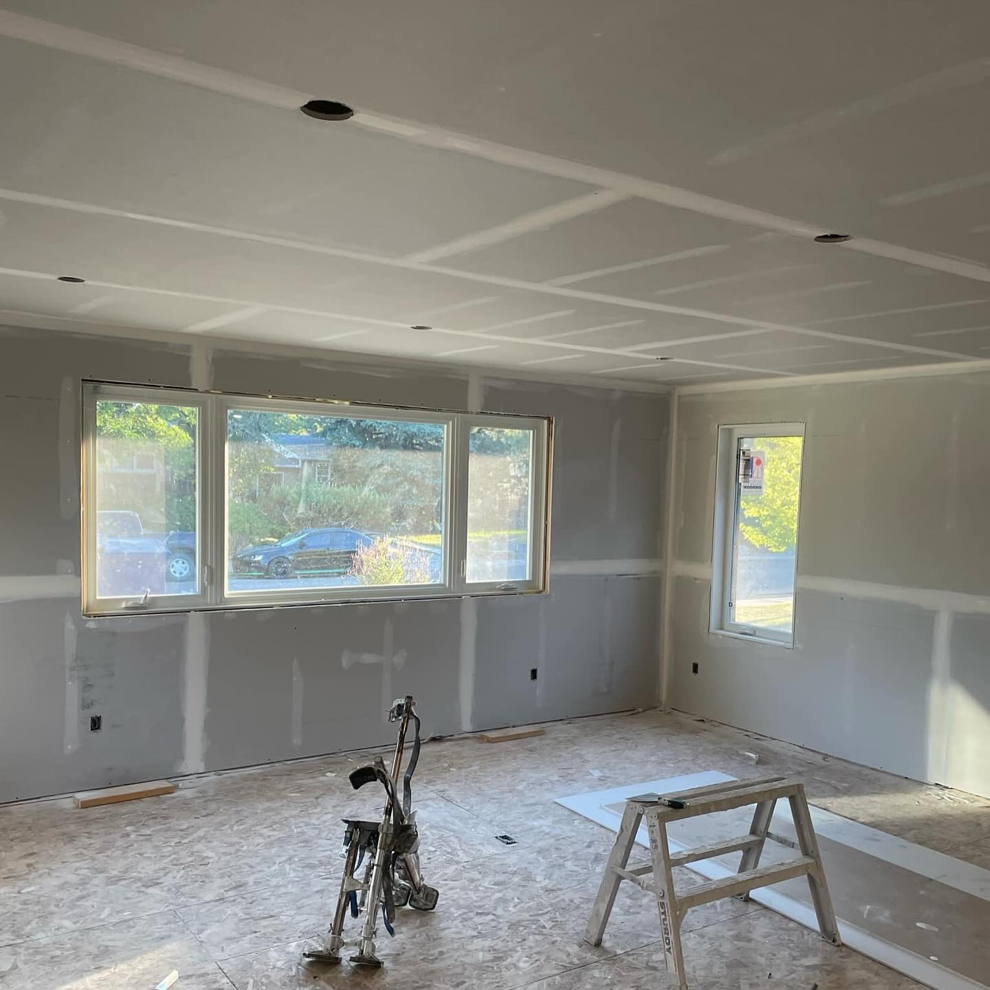 Residential home front window